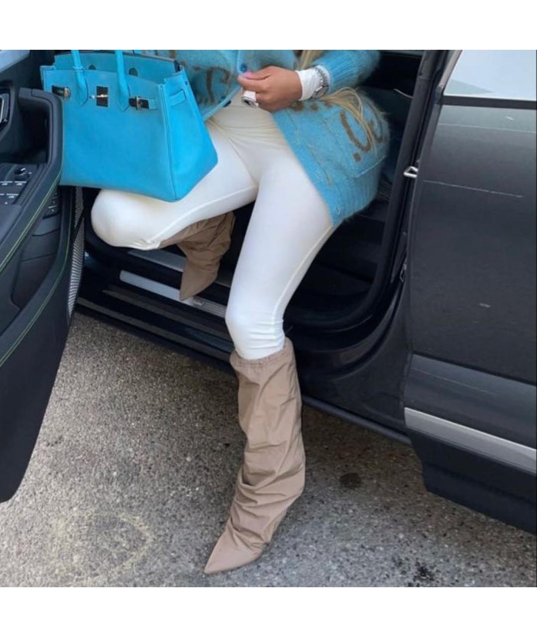 YEEZY Бежевые сапоги, фото 5