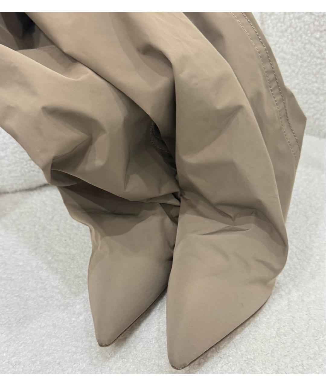 YEEZY Бежевые сапоги, фото 4