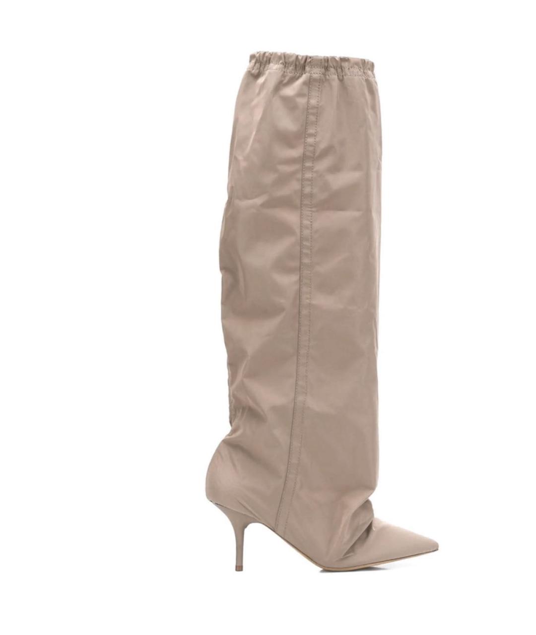 YEEZY Бежевые сапоги, фото 1