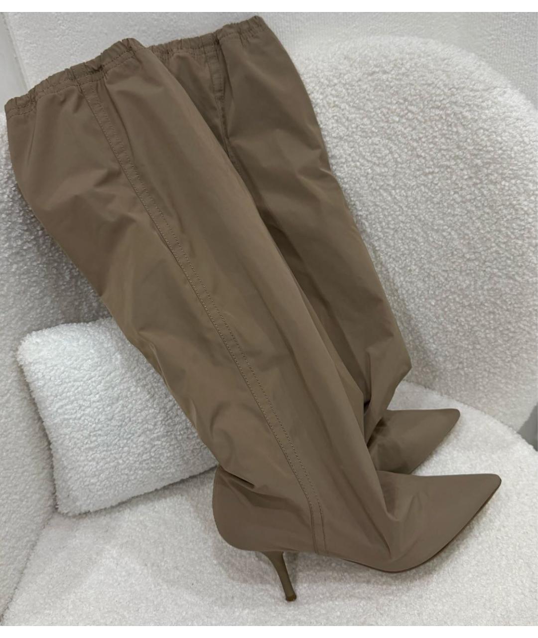 YEEZY Бежевые сапоги, фото 2