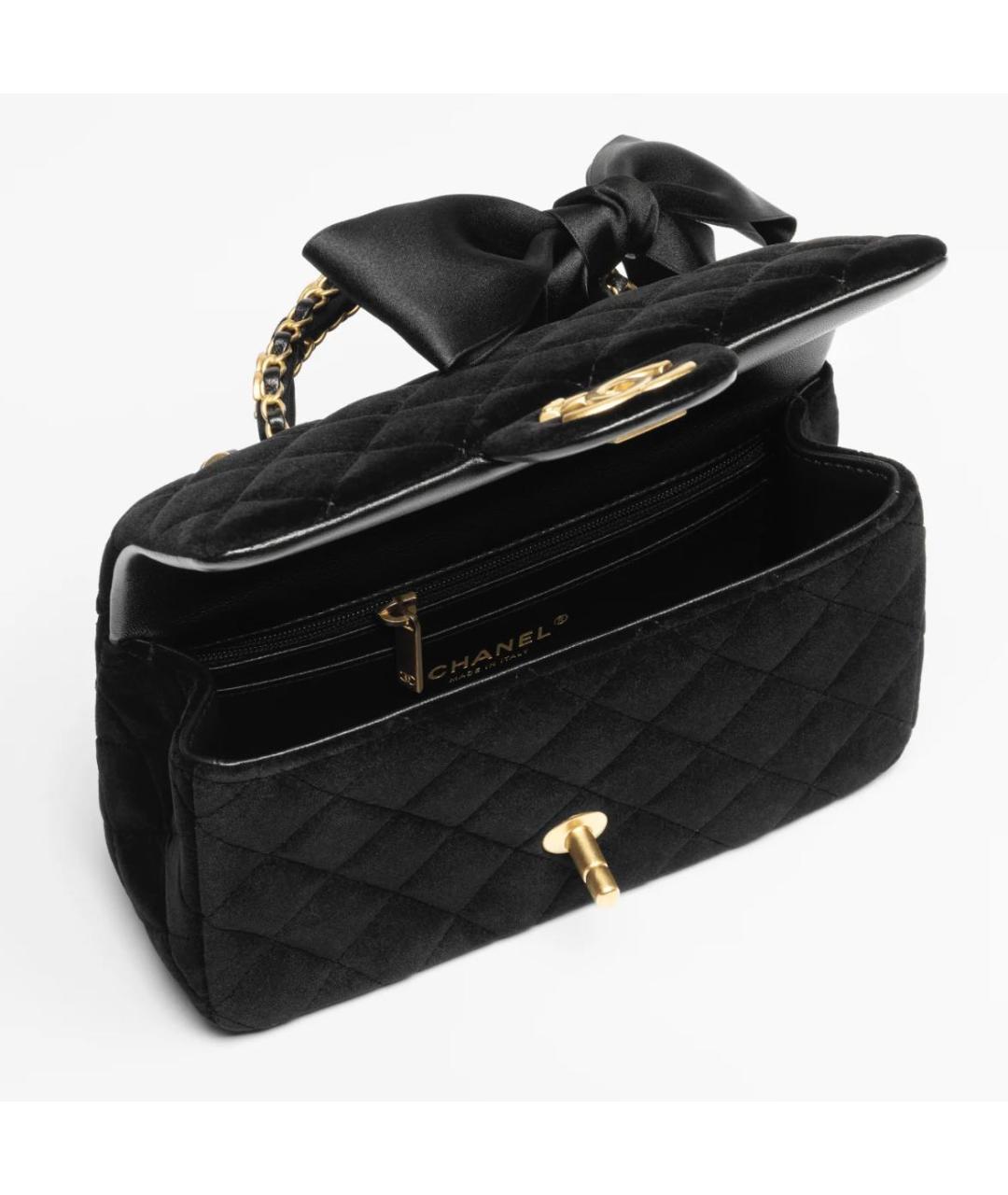 CHANEL Черная сумка через плечо, фото 3