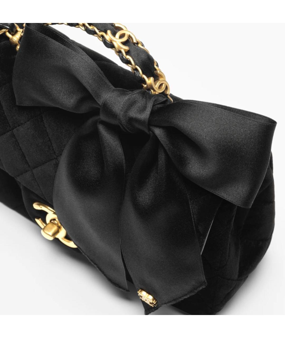 CHANEL Черная сумка через плечо, фото 4