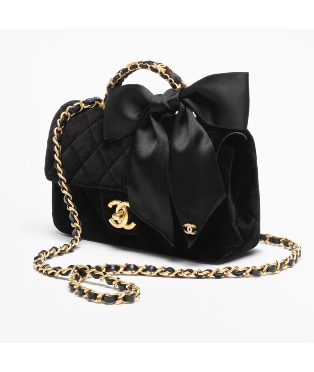 CHANEL Черная сумка через плечо, фото 2