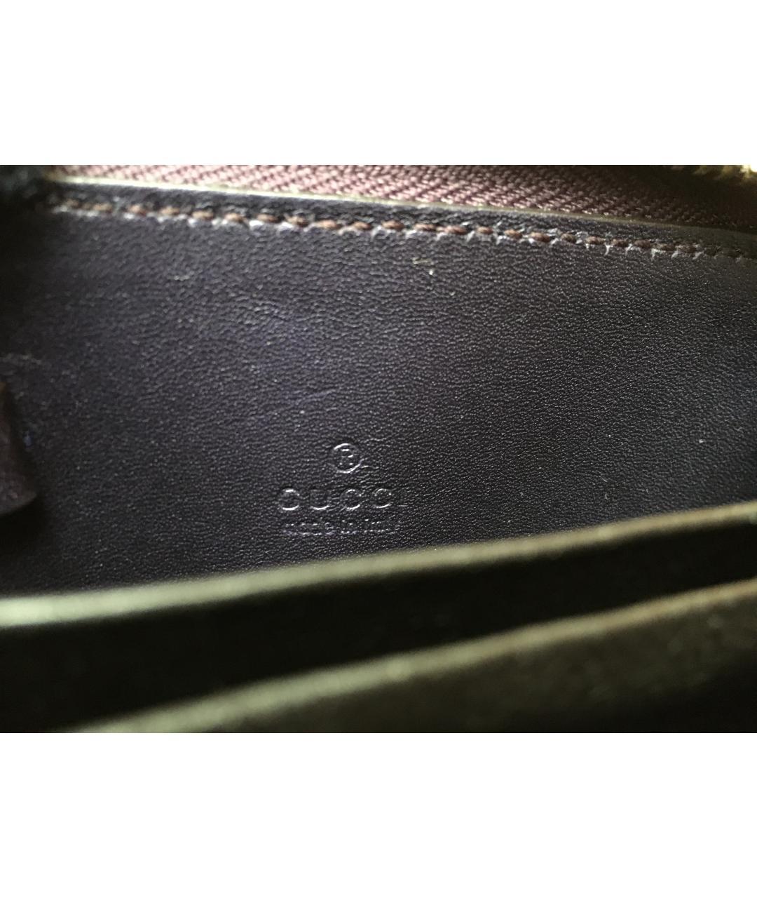 GUCCI Фиолетовый кошелек из лакированной кожи, фото 4