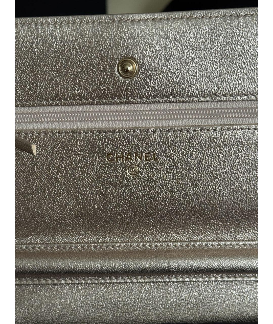 CHANEL Розовая кожаная сумка через плечо, фото 8