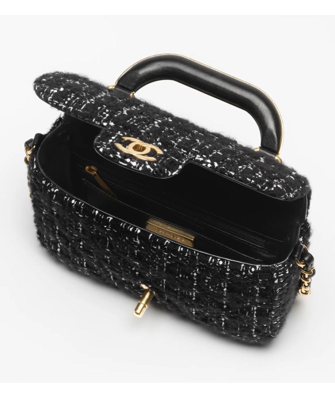 CHANEL Черная сумка через плечо, фото 3