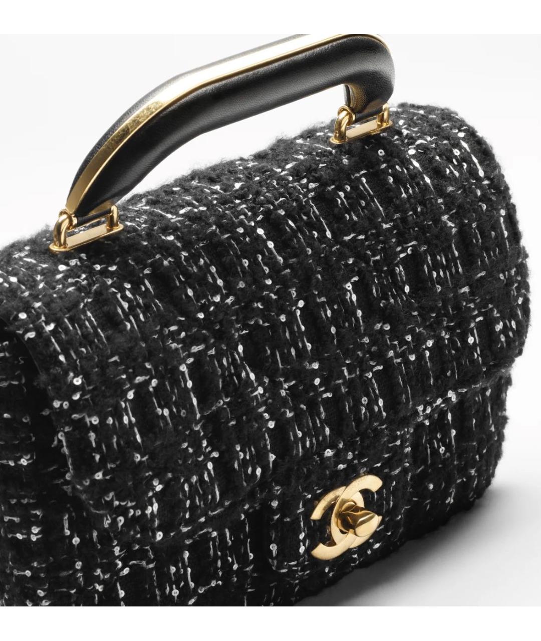 CHANEL Черная сумка через плечо, фото 4