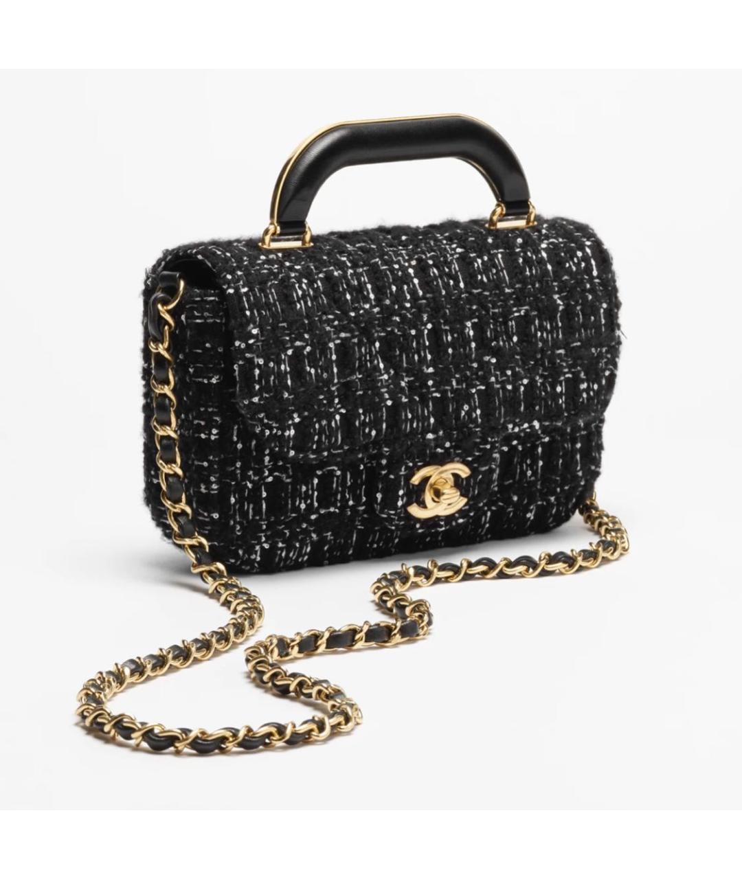 CHANEL Черная сумка через плечо, фото 2