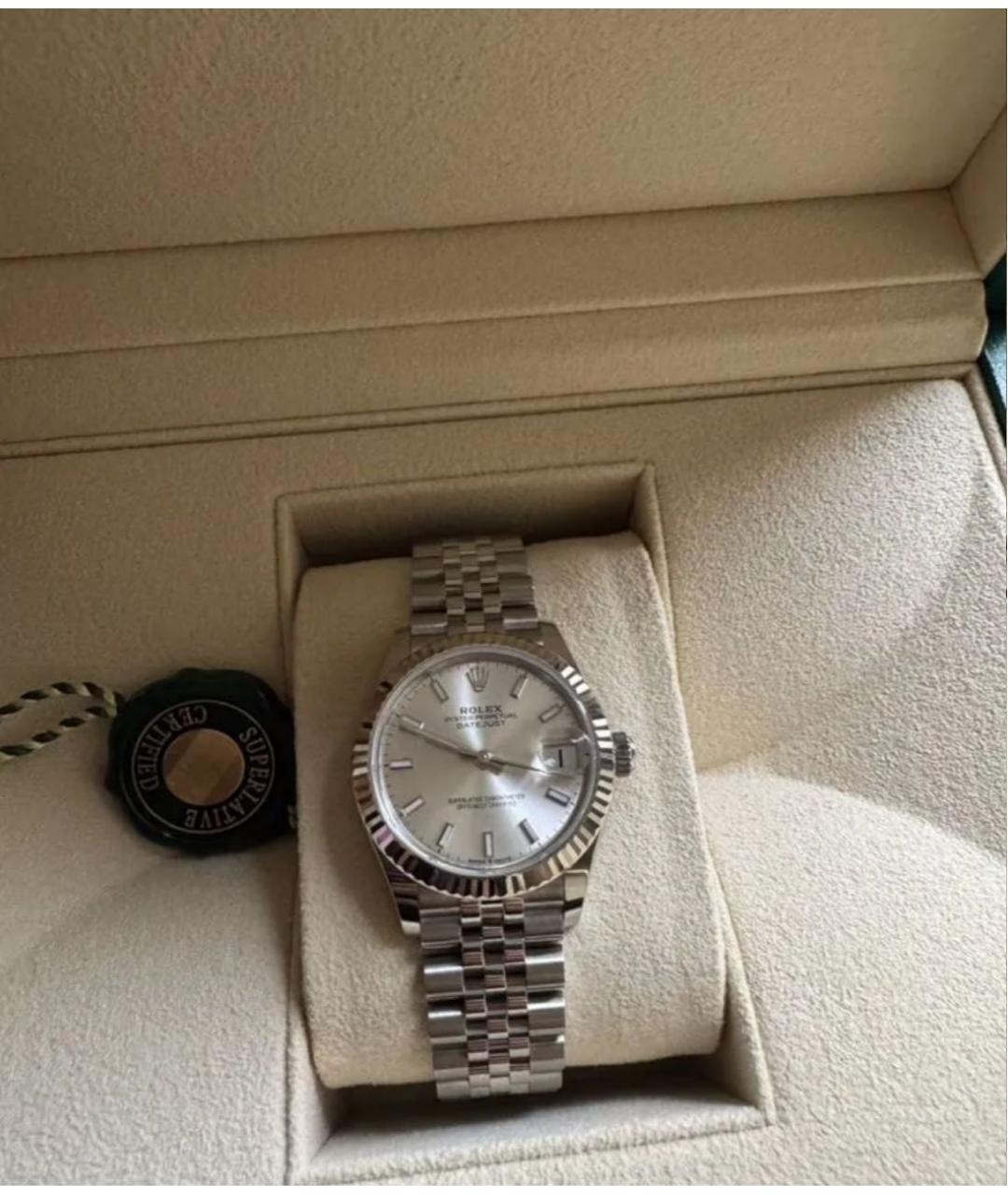 ROLEX Серые часы, фото 5