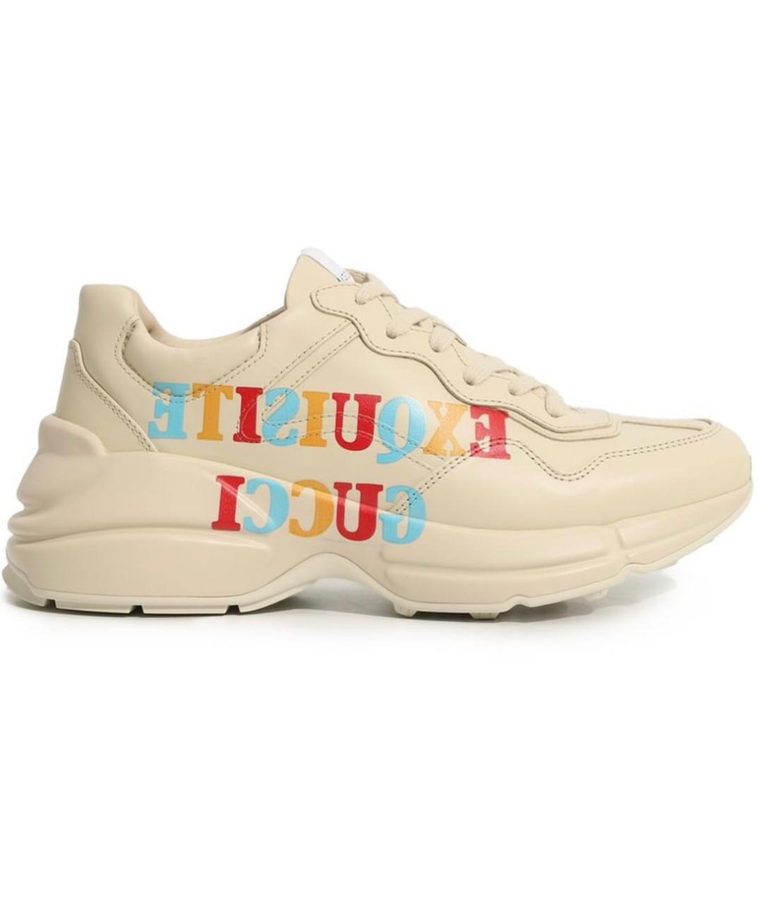 GUCCI Низкие кроссовки / кеды, фото 5