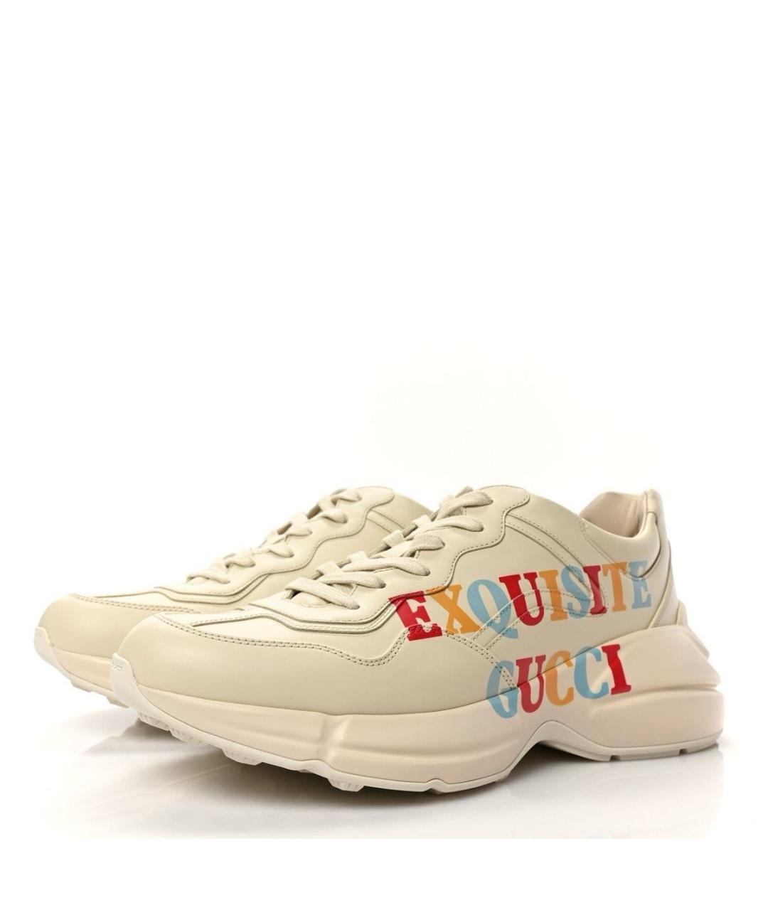 GUCCI Низкие кроссовки / кеды, фото 4