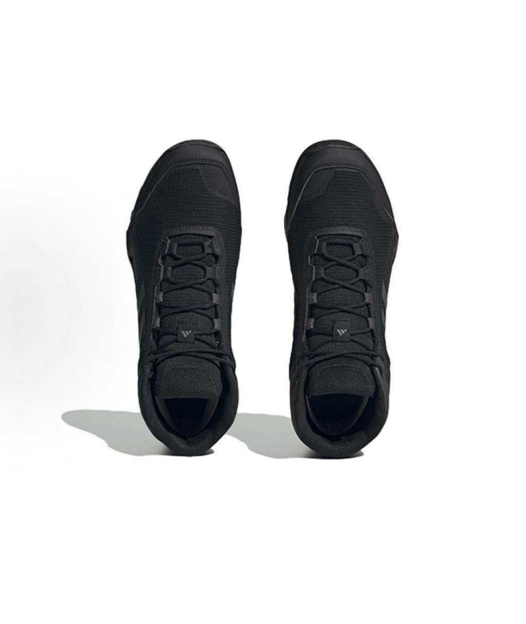 ADIDAS Черные текстильные высокие кроссовки / кеды, фото 5