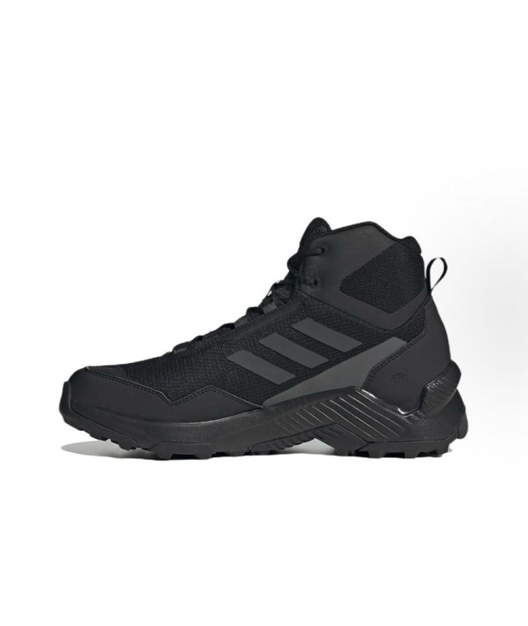 ADIDAS Черные текстильные высокие кроссовки / кеды, фото 2