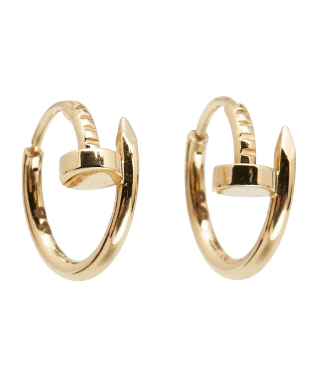 CARTIER Желтые серьги из желтого золота, фото 1