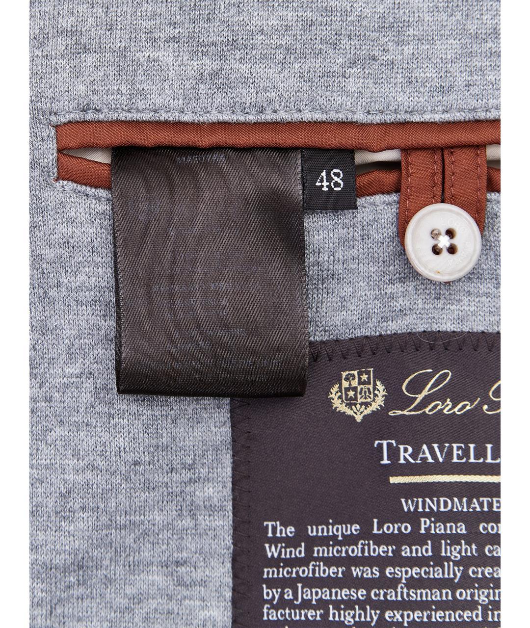 LORO PIANA Бежевая полиэстеровая куртка, фото 6