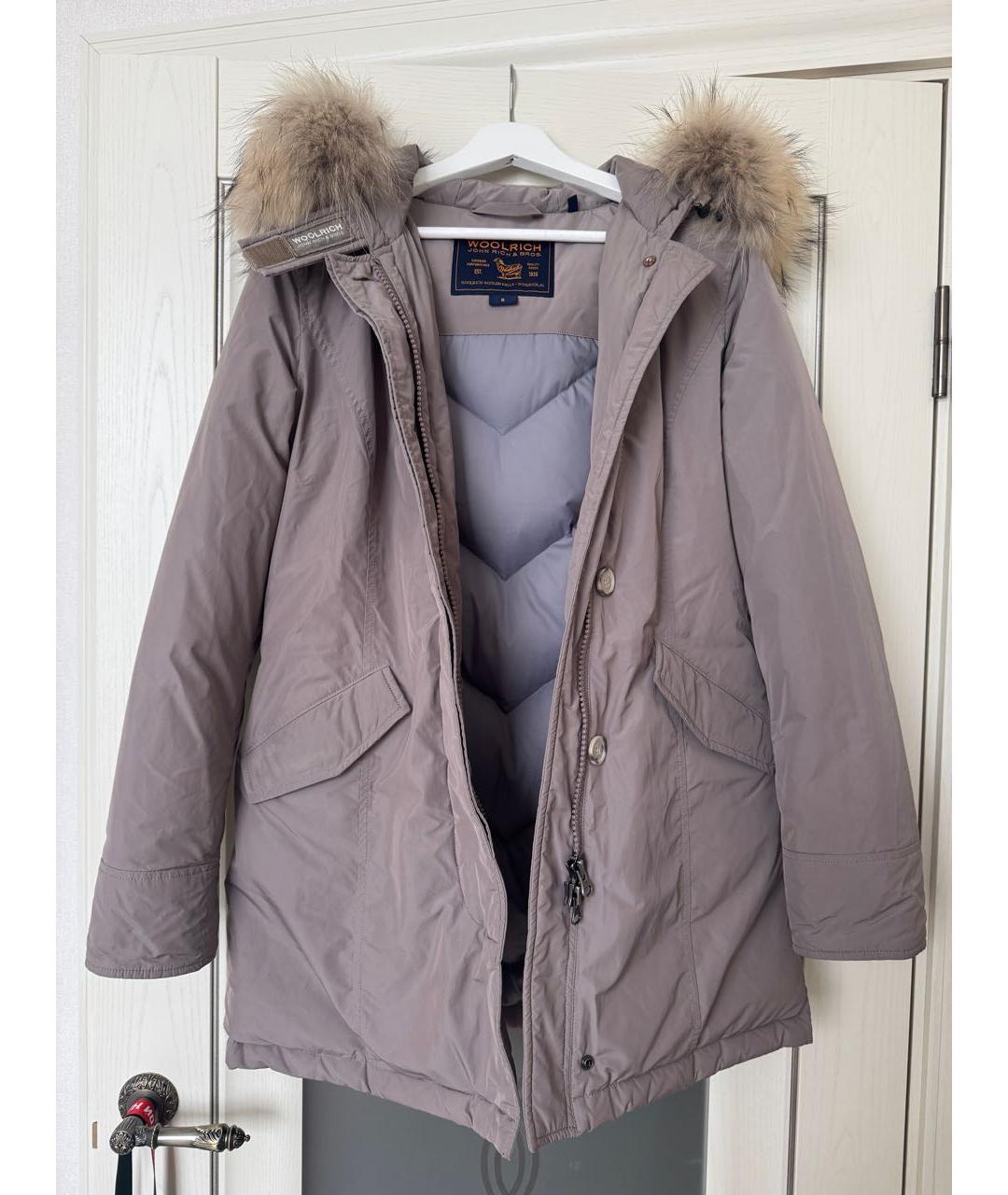 WOOLRICH Бежевый пуховик, фото 5