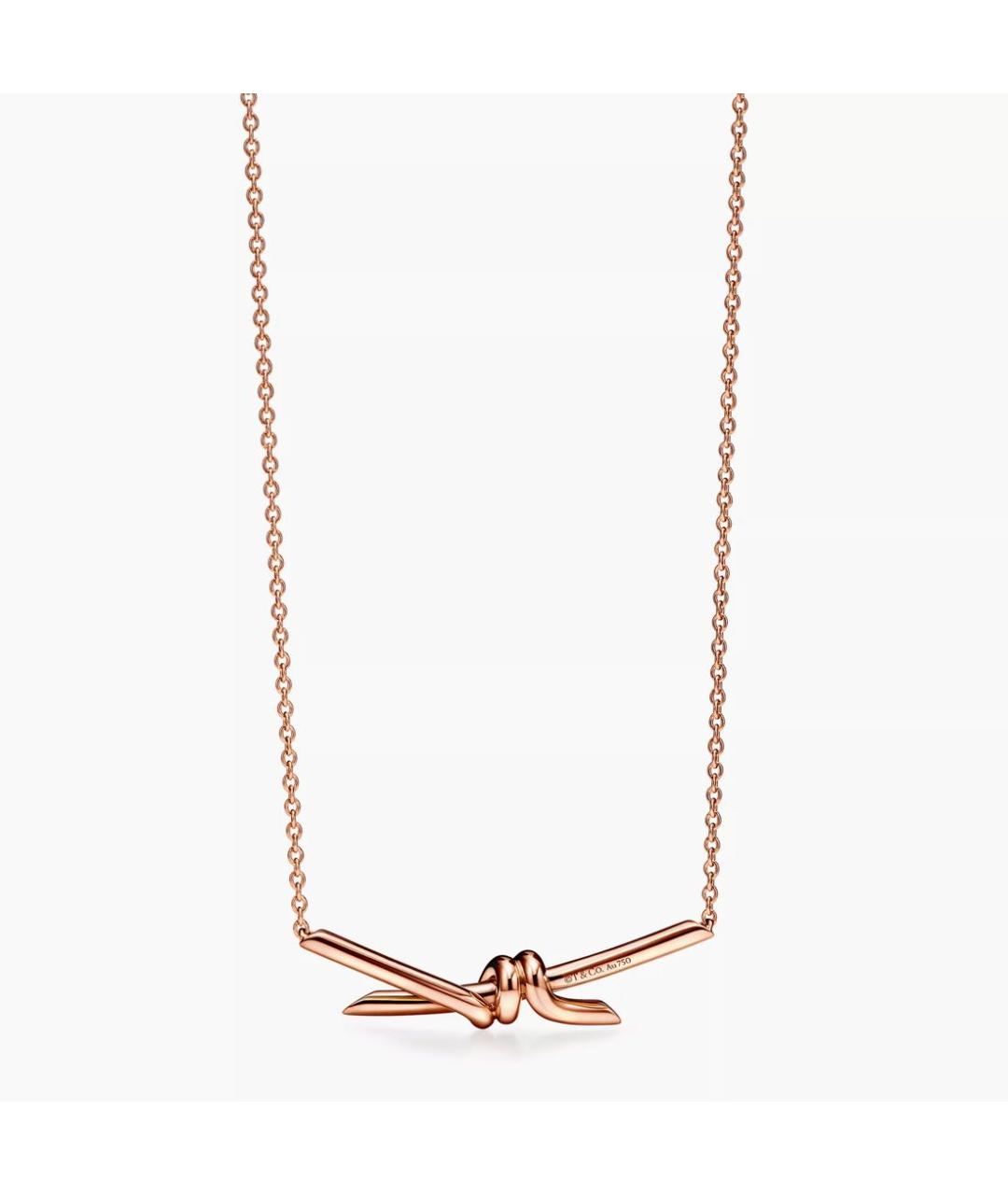 TIFFANY&CO Золотая подвеска из розового золота, фото 4