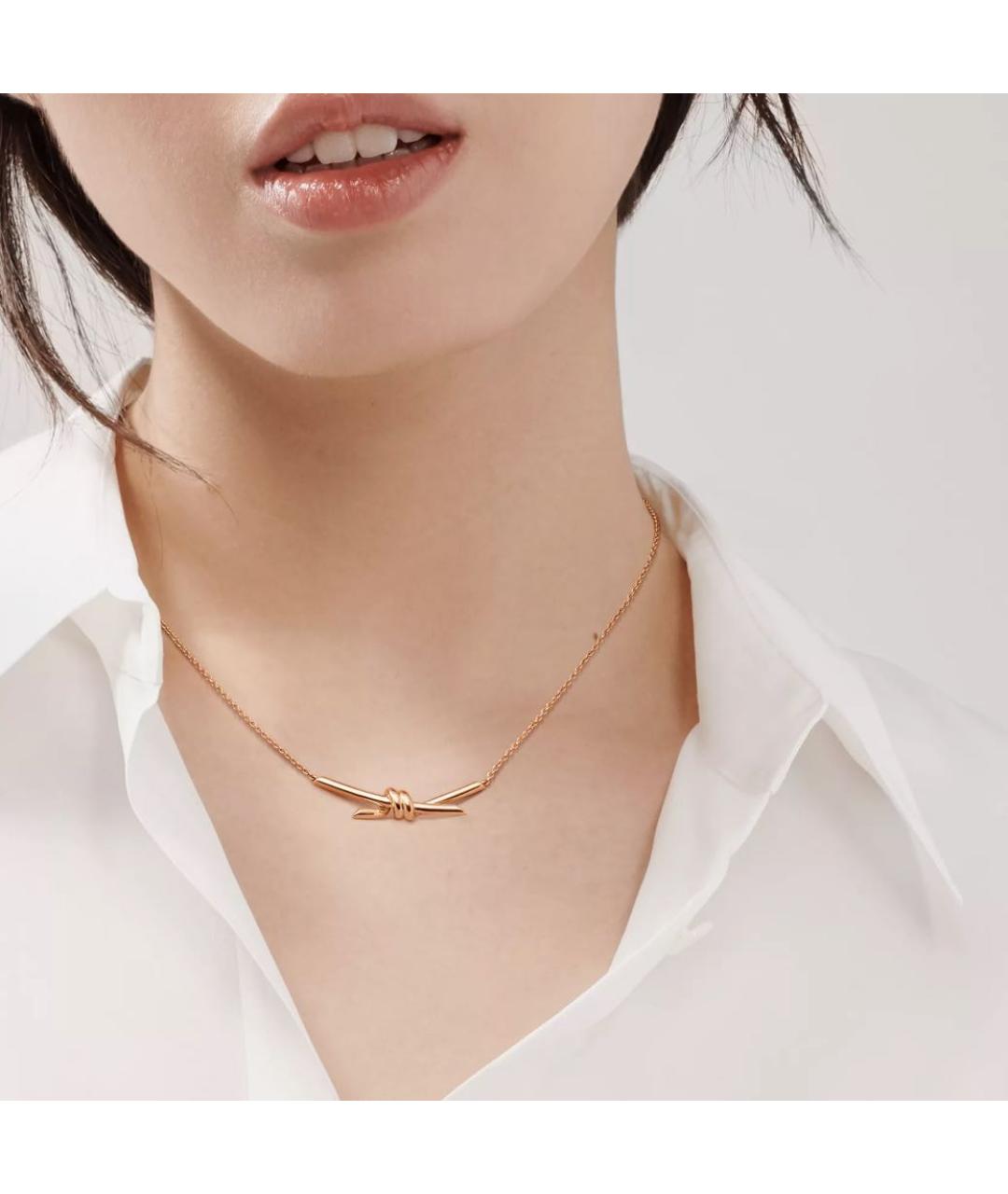 TIFFANY&CO Золотая подвеска из розового золота, фото 2