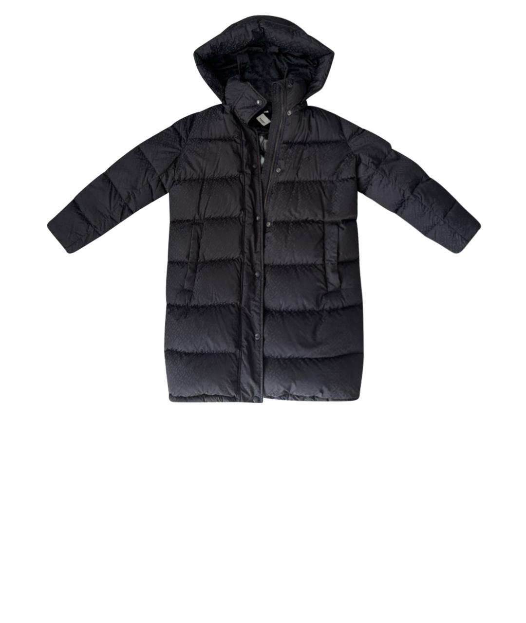 BURBERRY Черный пуховик, фото 1