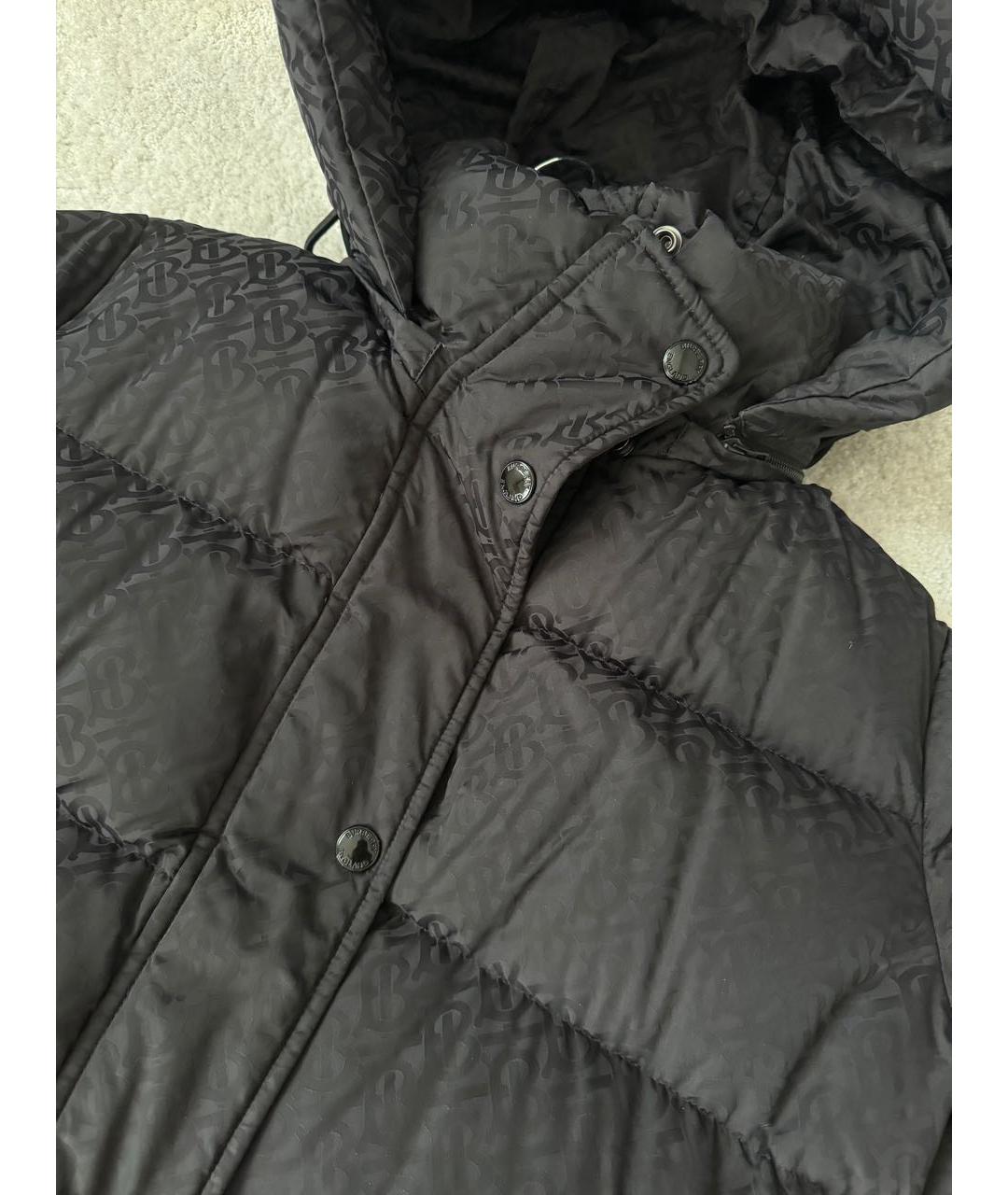 BURBERRY Черный пуховик, фото 7