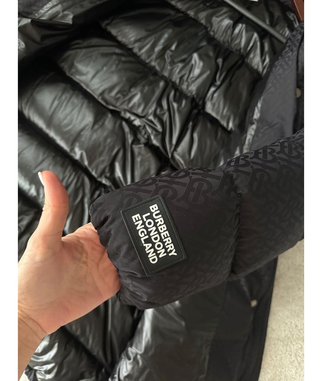 BURBERRY Черный пуховик, фото 5