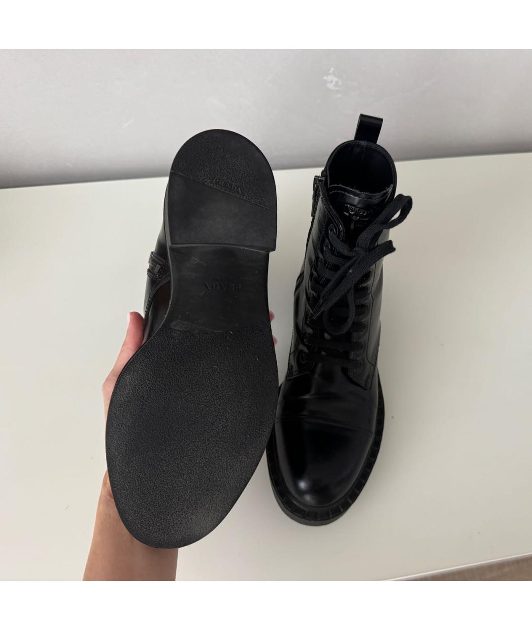 PRADA Черные ботинки, фото 3