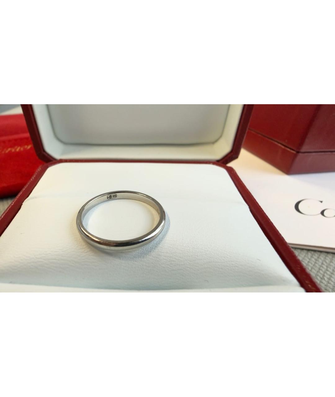 CARTIER Серебряное платиновое кольцо, фото 7