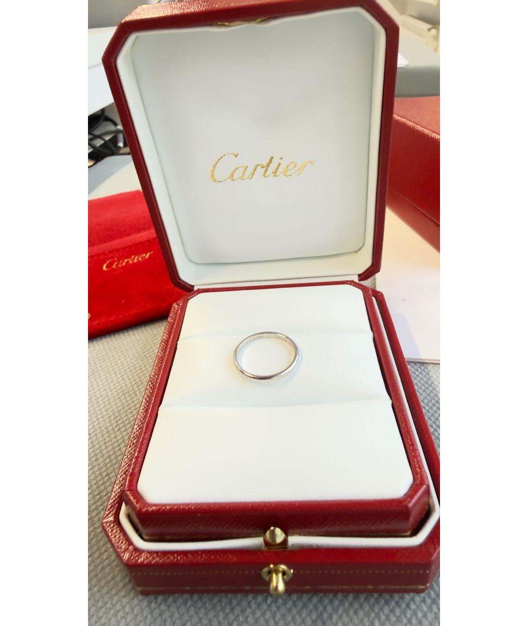 CARTIER Серебряное платиновое кольцо, фото 3