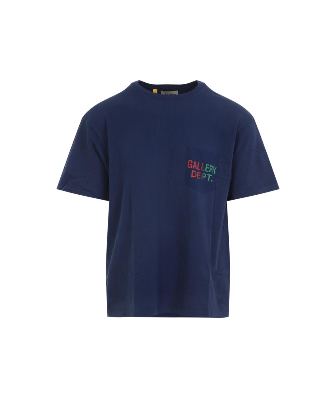 Gallery Dept Синяя хлопковая футболка, фото 1
