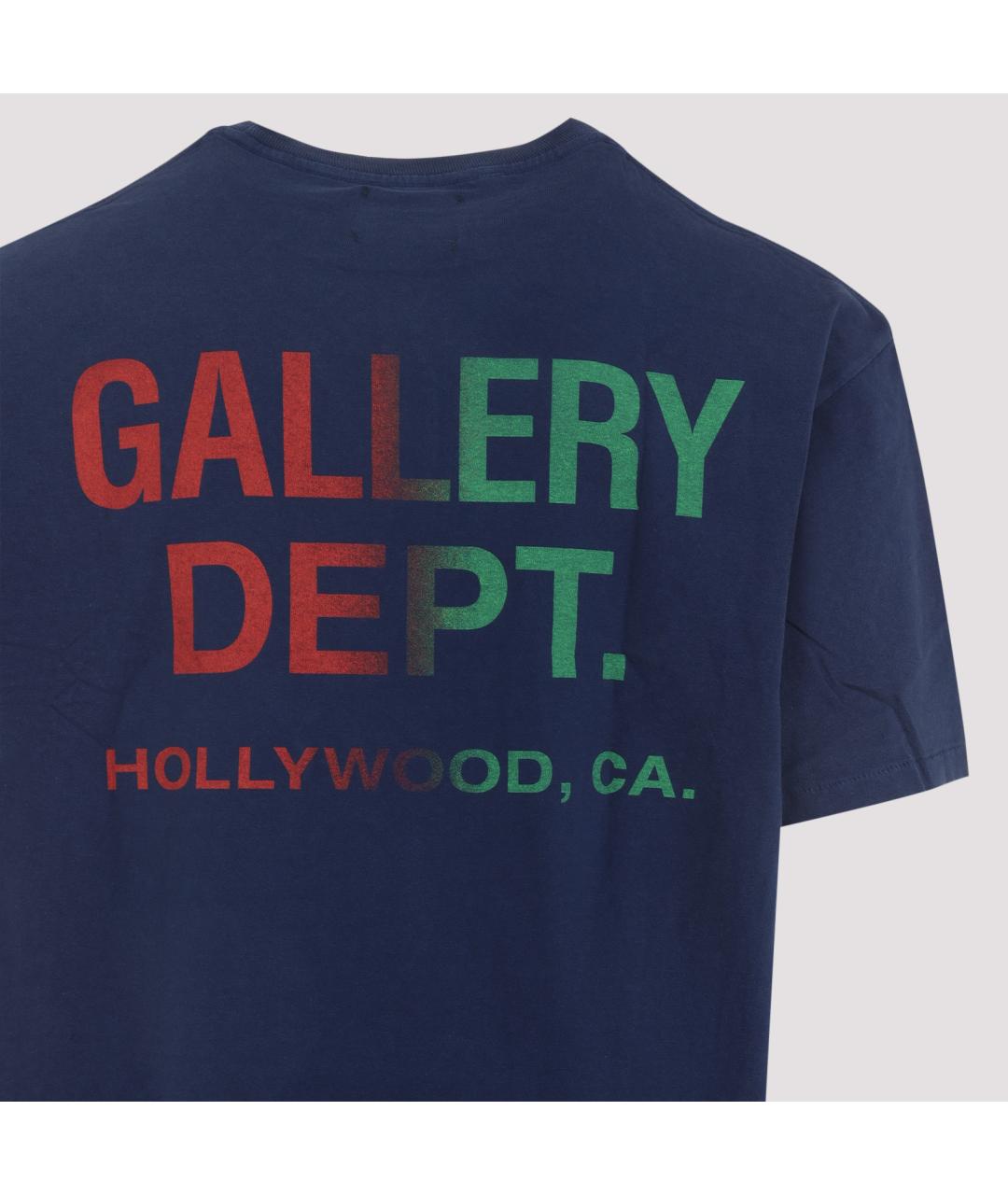 Gallery Dept Синяя хлопковая футболка, фото 3