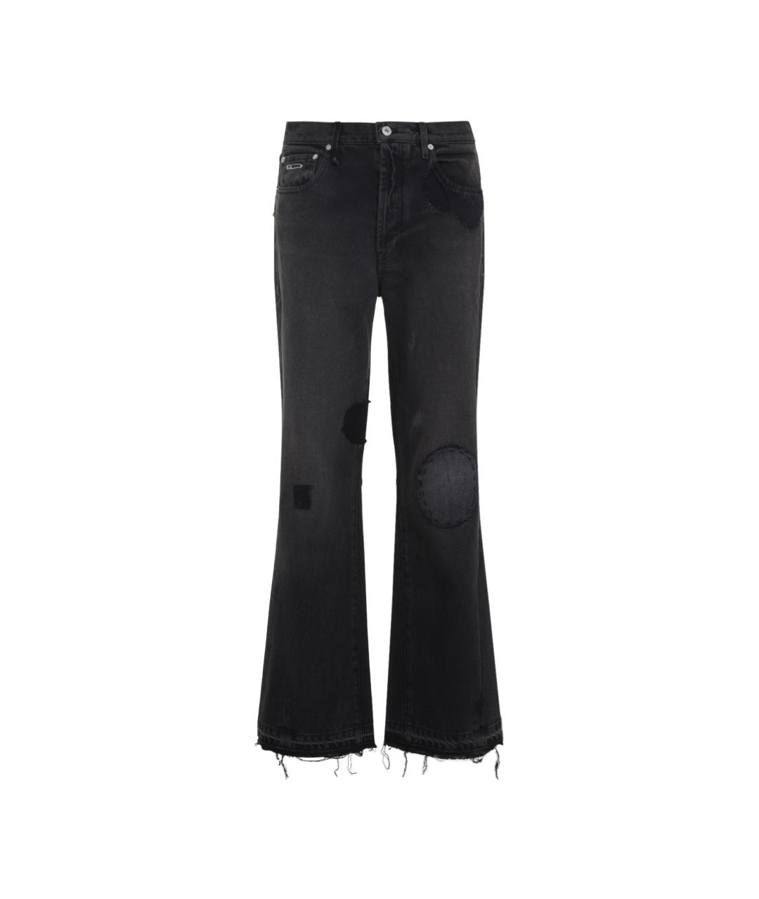 Gallery Dept Черные хлопковые прямые джинсы, фото 1
