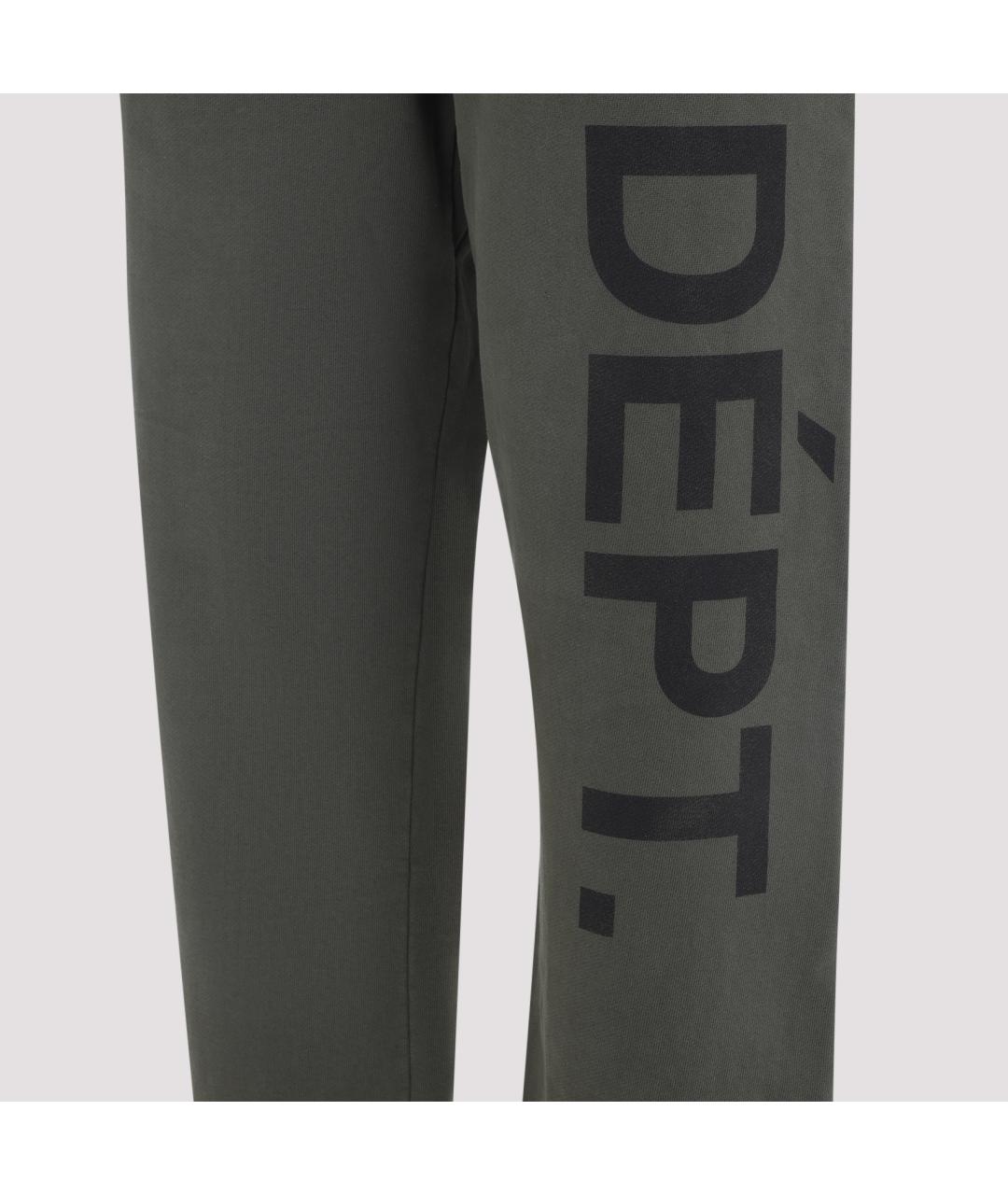 Gallery Dept Зеленые хлопковые повседневные брюки, фото 4