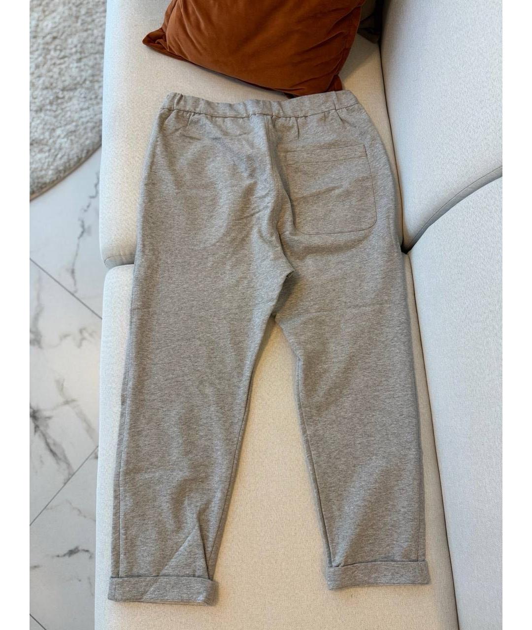 BRUNELLO CUCINELLI Хлопковые прямые брюки, фото 2