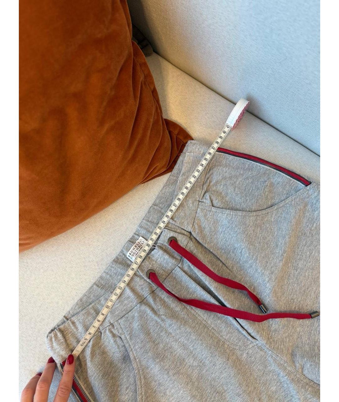 BRUNELLO CUCINELLI Хлопковые прямые брюки, фото 3