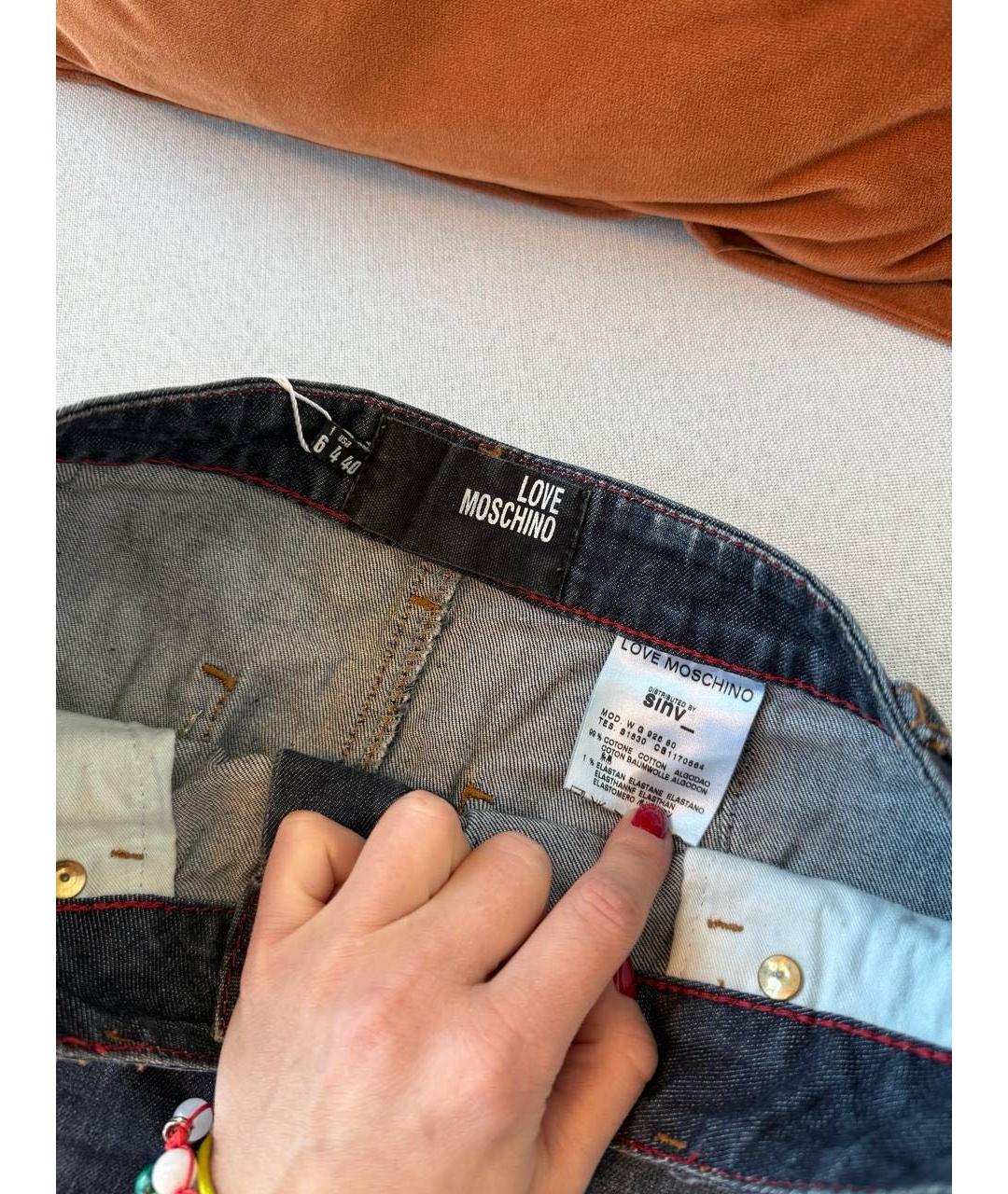 LOVE MOSCHINO Юбка мини, фото 3