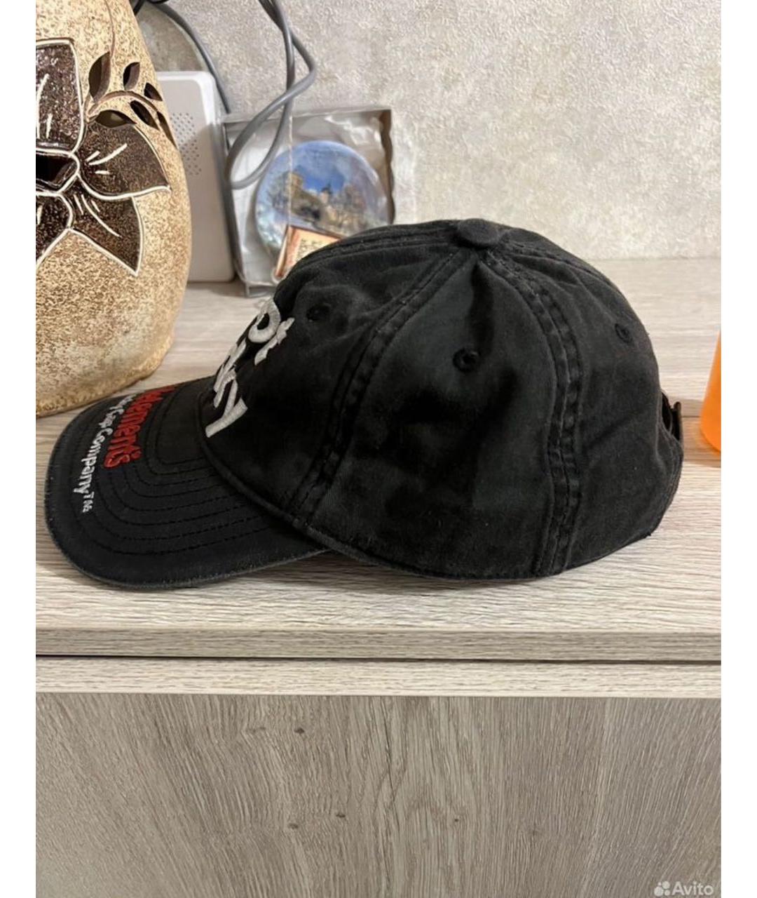 VETEMENTS Черная хлопковая кепка/бейсболка, фото 3