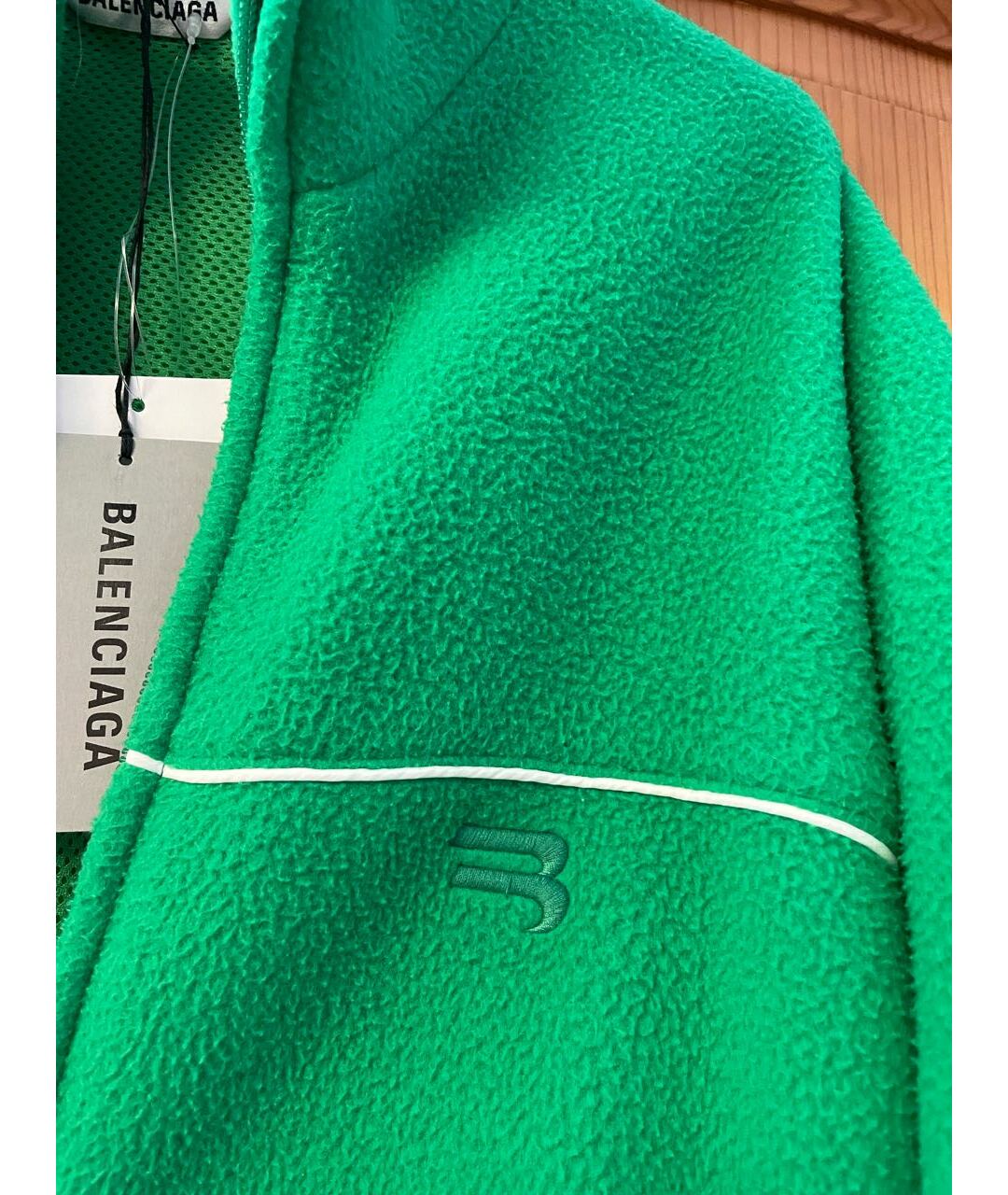 BALENCIAGA Зеленая спортивная куртка, фото 3