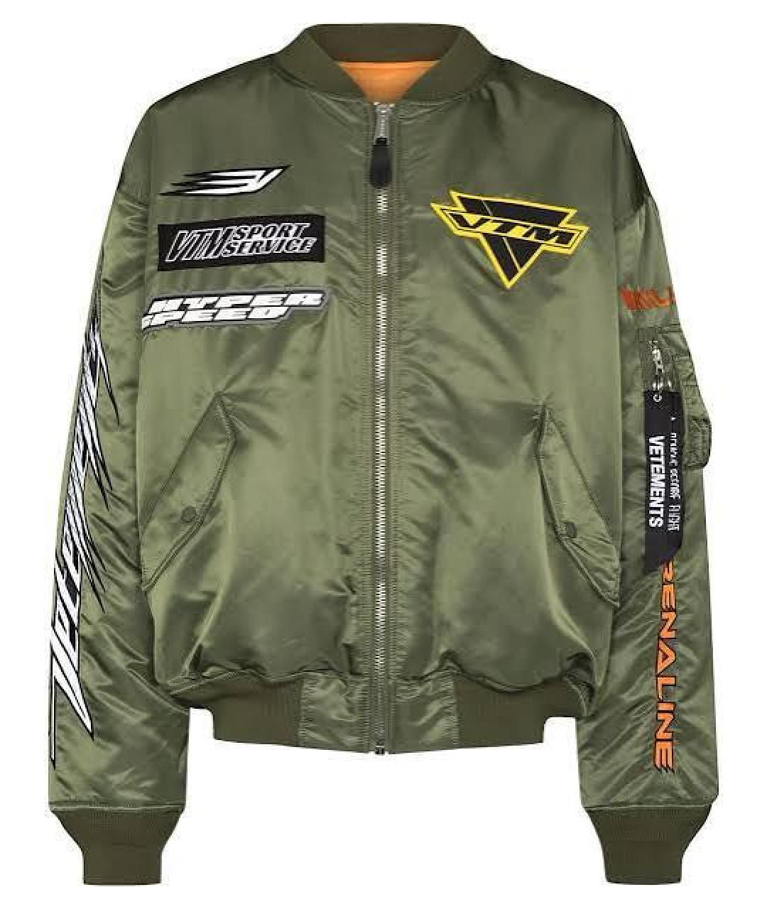 VETEMENTS Хаки куртка, фото 1