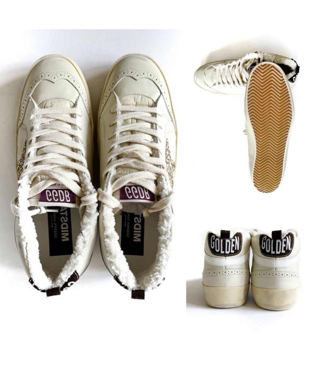 GOLDEN GOOSE DELUXE BRAND Мульти кожаные кеды, фото 5