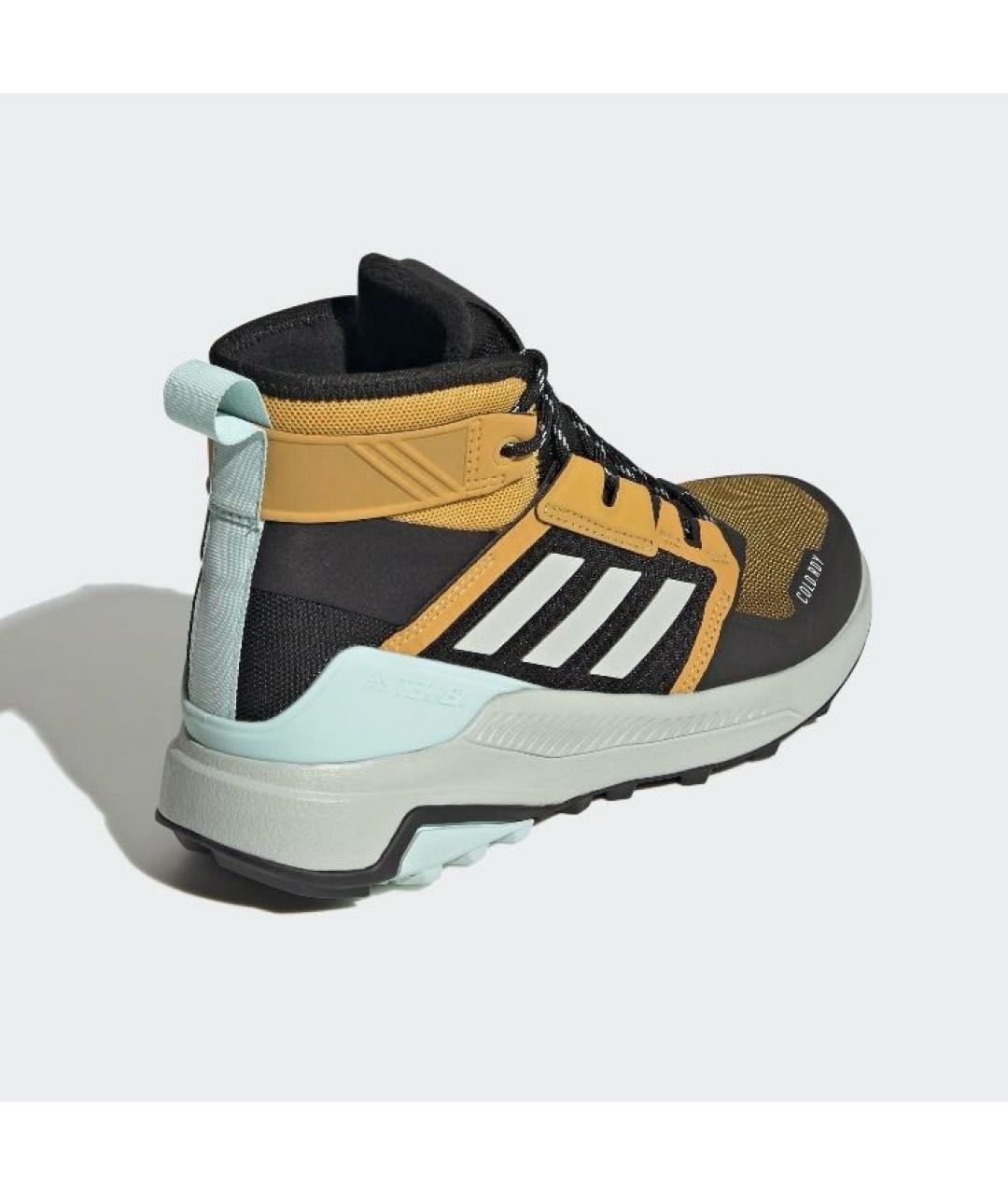 ADIDAS Оранжевое текстильные высокие кроссовки / кеды, фото 5