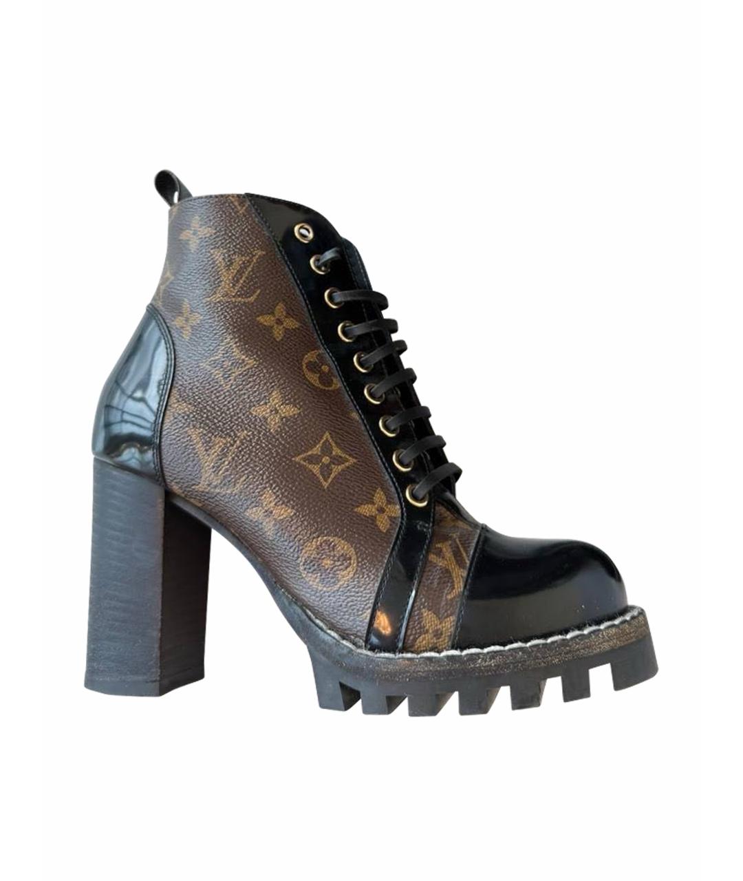 LOUIS VUITTON Кожаные ботильоны, фото 1