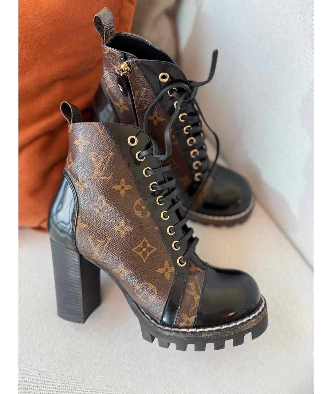 LOUIS VUITTON Кожаные ботильоны, фото 2