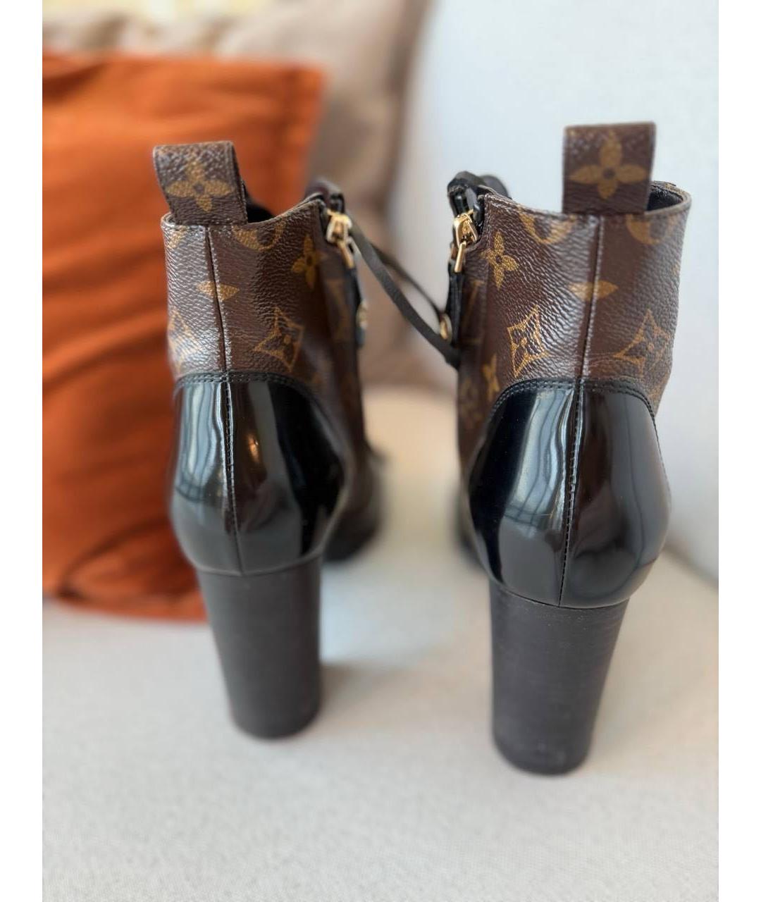 LOUIS VUITTON Кожаные ботильоны, фото 4