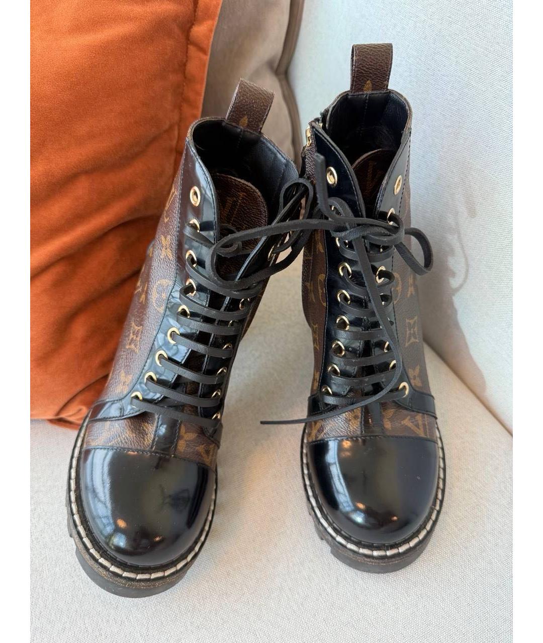LOUIS VUITTON Кожаные ботильоны, фото 3