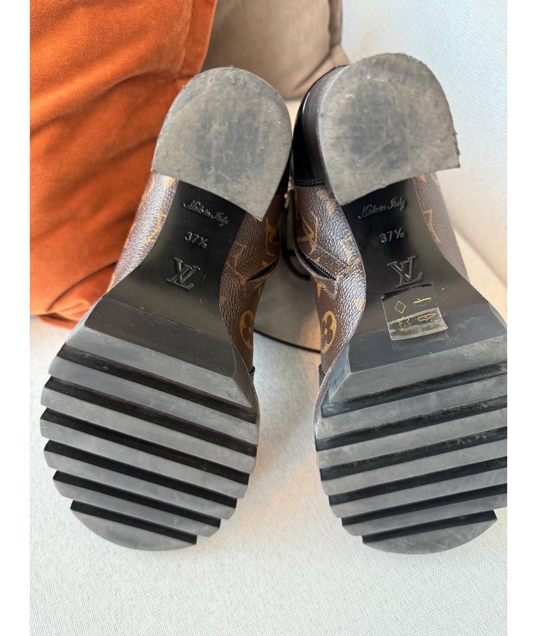 LOUIS VUITTON Кожаные ботильоны, фото 5