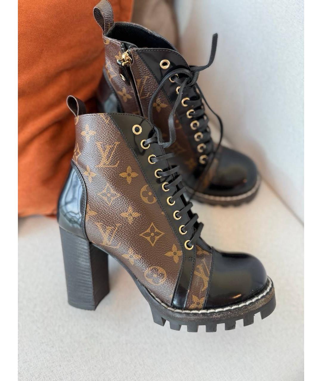 LOUIS VUITTON Кожаные ботильоны, фото 6