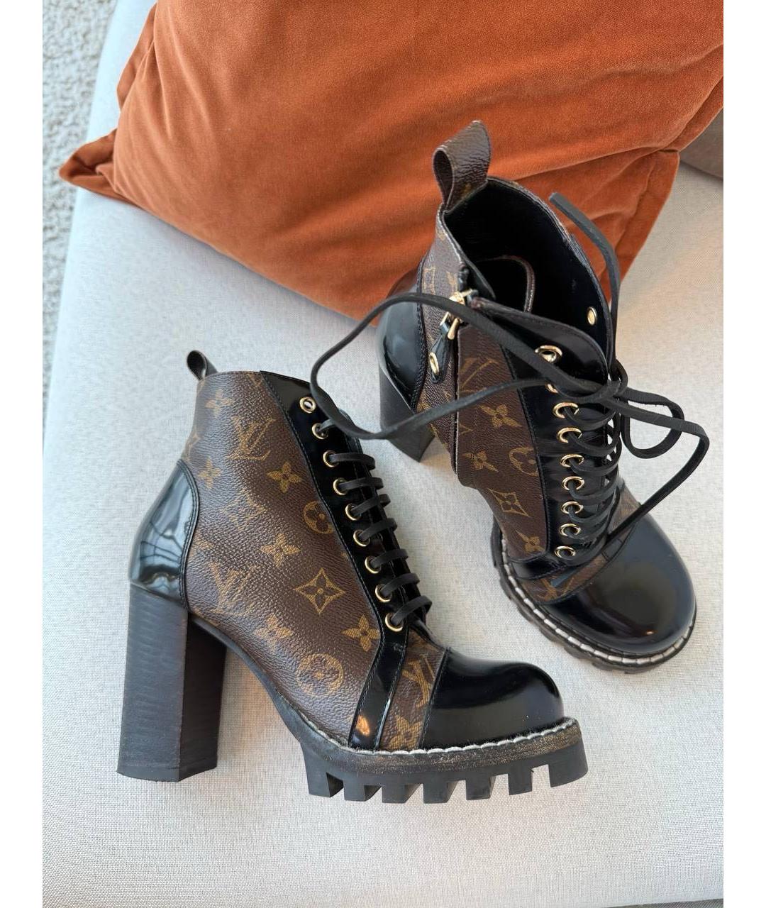 LOUIS VUITTON Кожаные ботильоны, фото 7