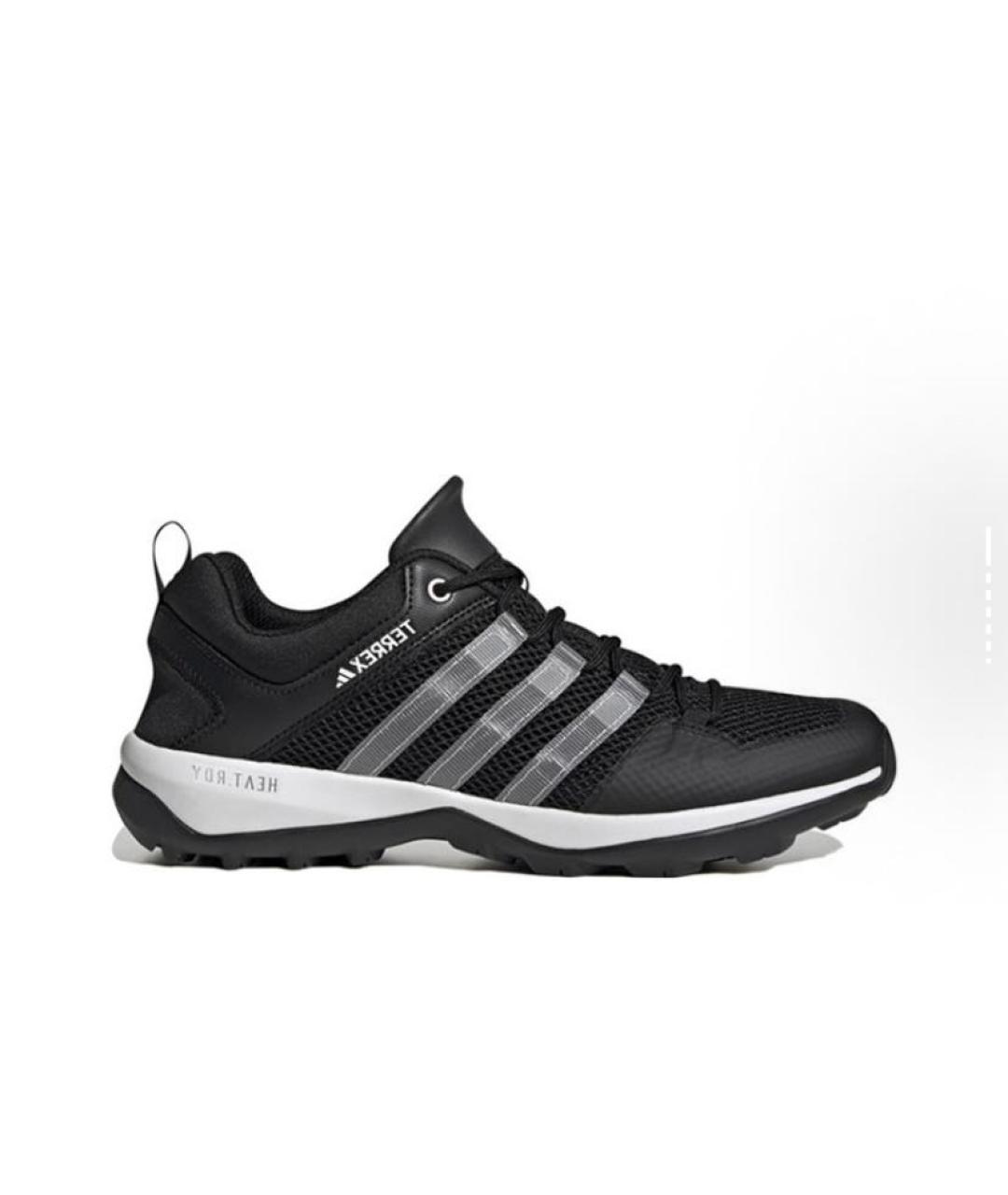 ADIDAS Черные текстильные низкие кроссовки / кеды, фото 1