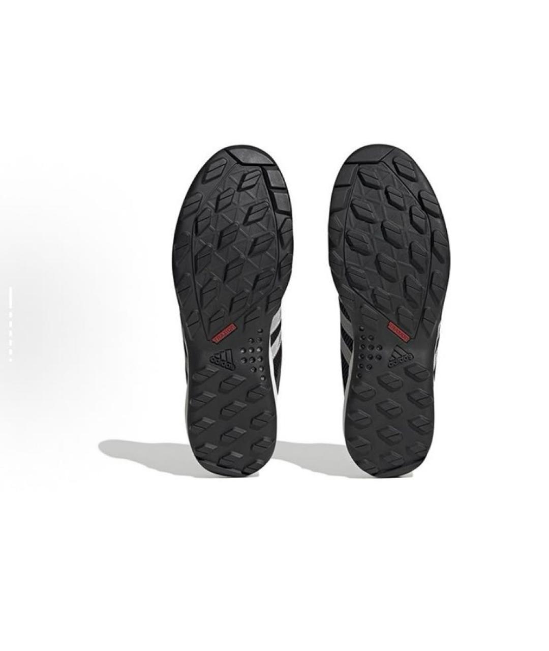 ADIDAS Черные текстильные низкие кроссовки / кеды, фото 5