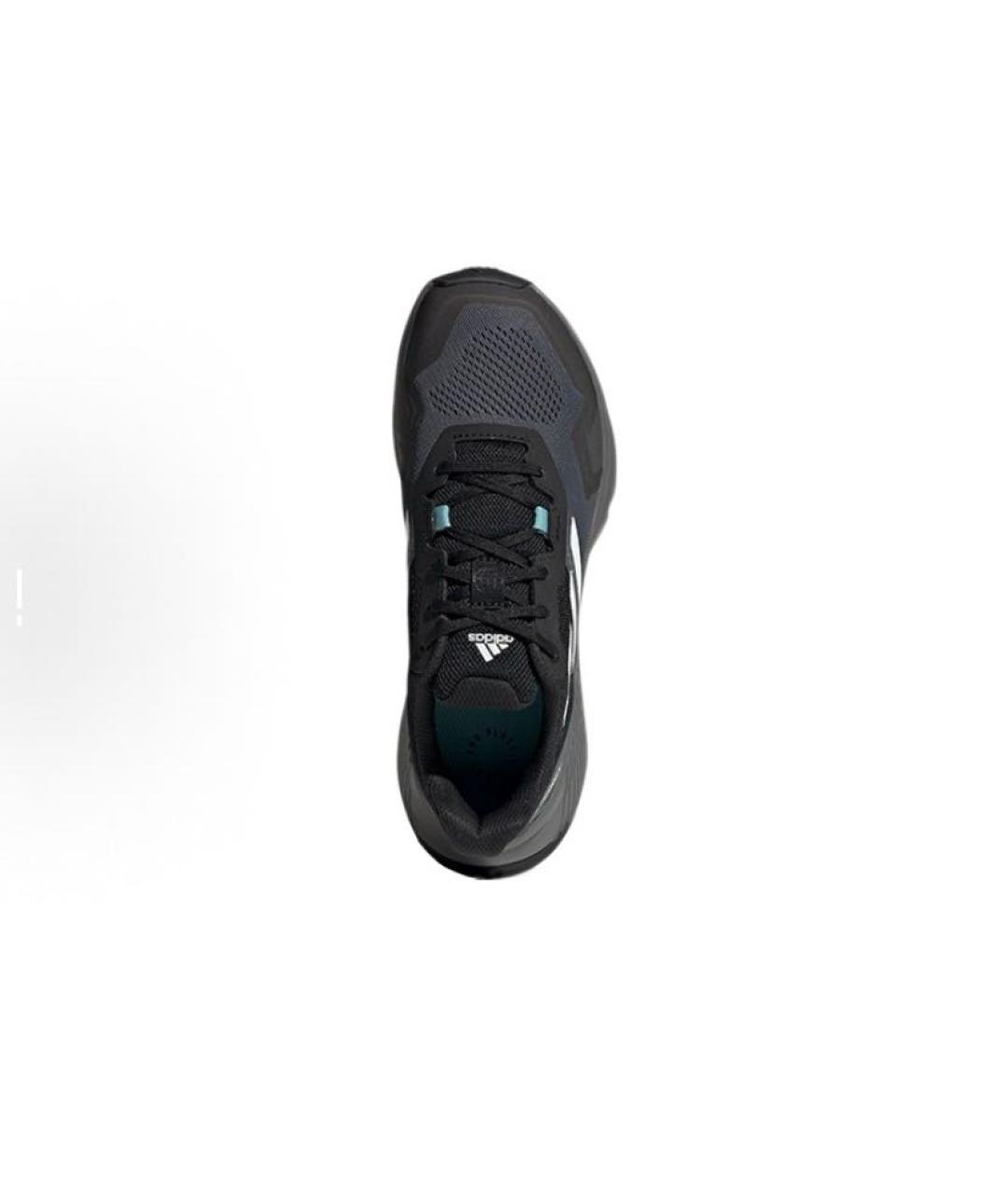 ADIDAS Антрацитовые текстильные низкие кроссовки / кеды, фото 5